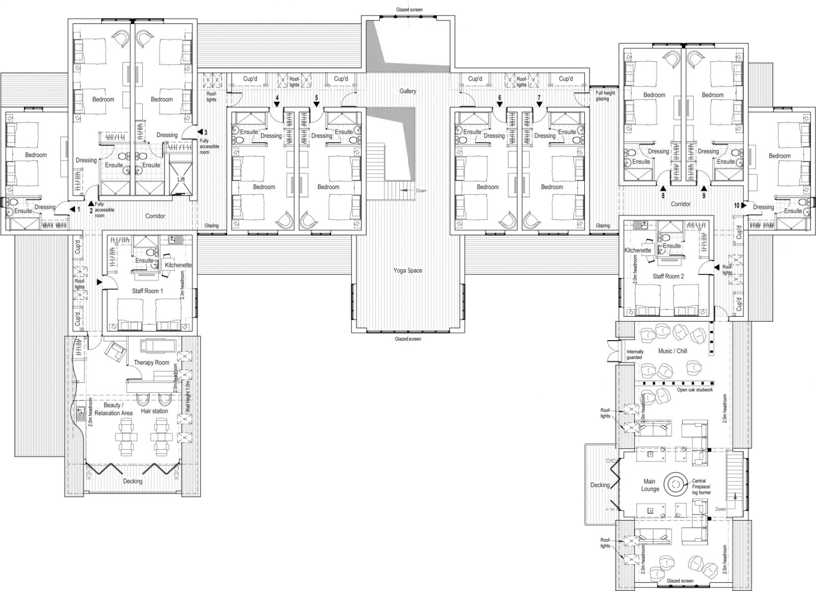 Proposed plans for the ground floor of The House of Teens Unite